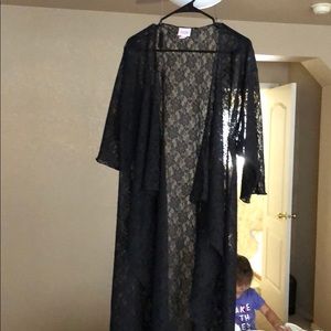 All black brand new lace lularoe Shirley 🖤